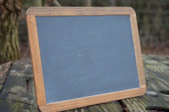 Collapsible Self Resting Framed Rustic Chalkboard Sign - 7x10 Size Chalkboard - Shabby Chic - Chalkboard Photo Prop - Chalkboard Display by CountryBarnBabe