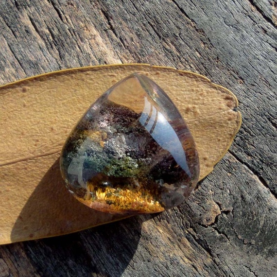 Multi Color Quartz Garden Natural Crystal Quartz with mossy