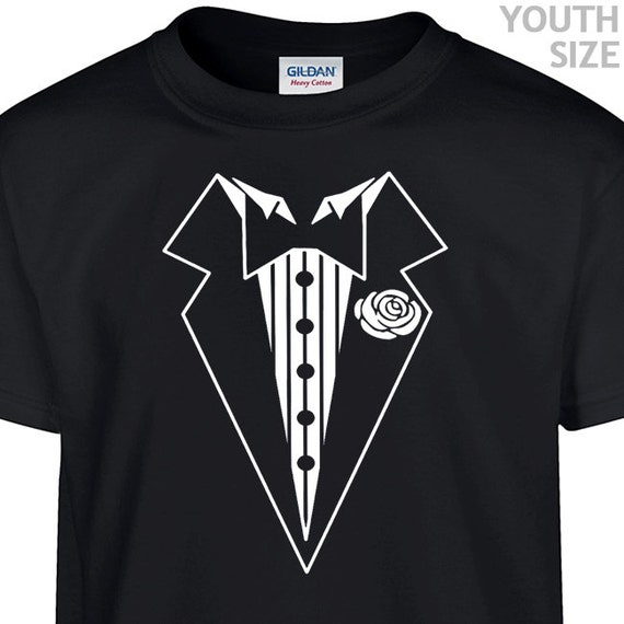YOUTH / KIDS Tuxedo T Shirt Funny Childrens t shirt Youth
