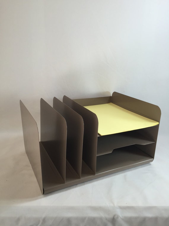 Vintage Steelmaster Desk File Metal Desk File by GirlGoesVintage