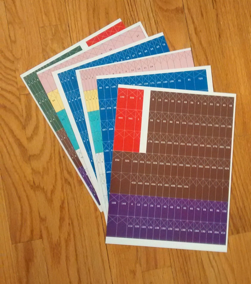 Montessori Arrows for Bead Chains by Mommassori on Etsy