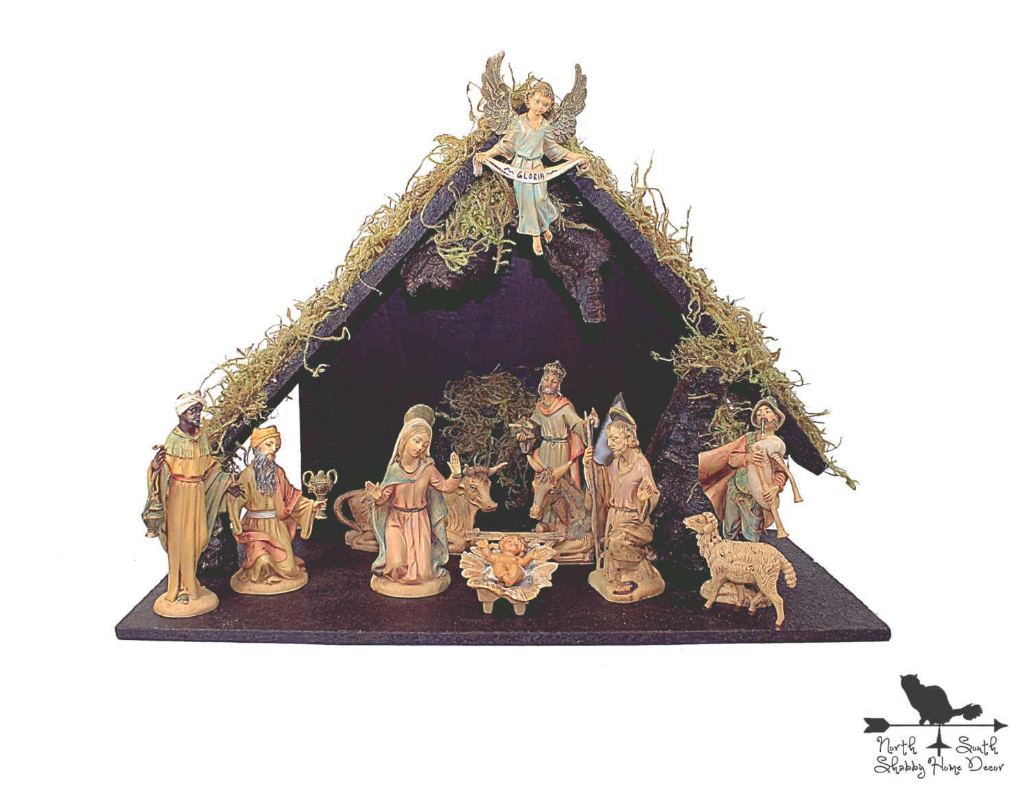 nativity set stable vintage fontanini 12 piece heirloom nativity set stable vintage fontanini 12 piece heirloom