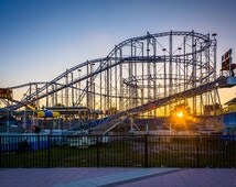 Sunset and rollercoaster in Daytona Beach, Florida - Urban Photography ...