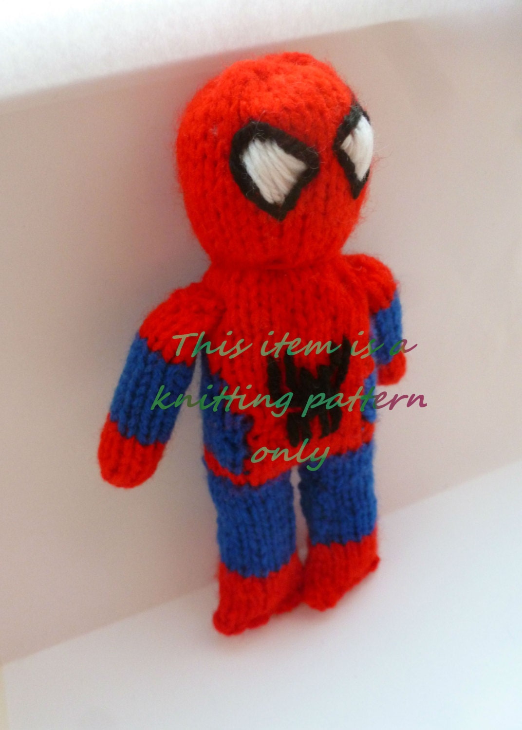 PDF knitting pattern: Spiderman
