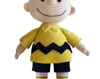 Crochet Pattern - Charlie Brown / Virkmönster Karl i Snobben