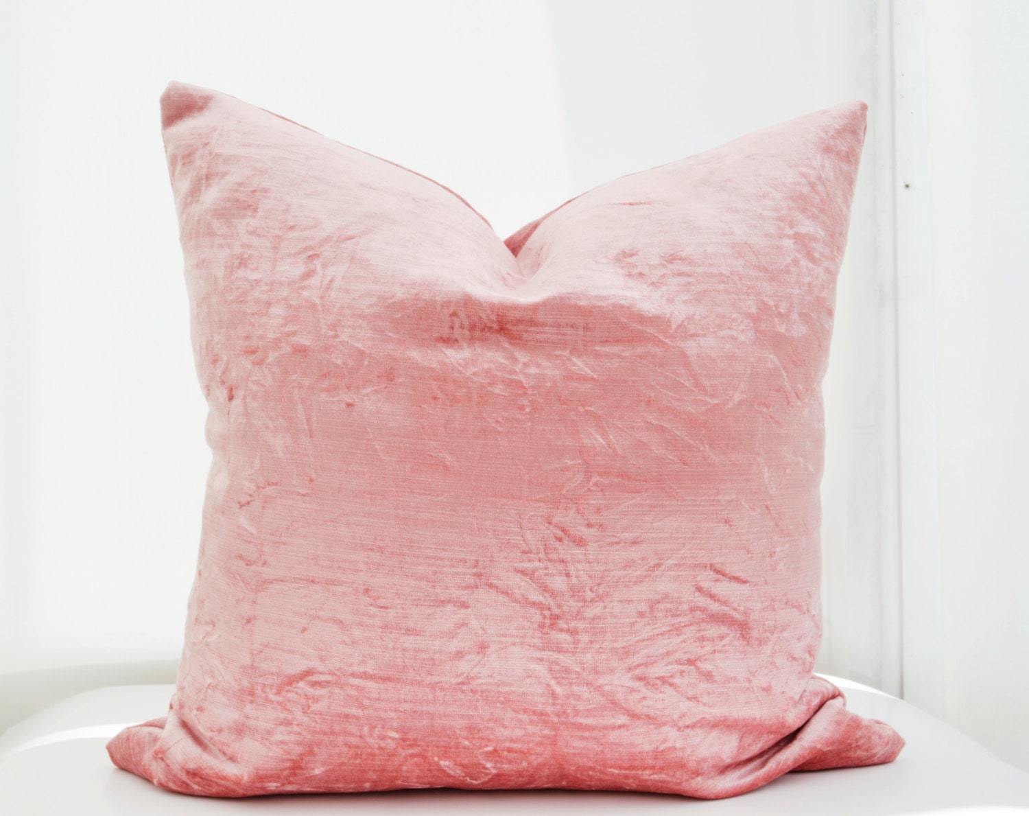 Pink Velvet Pillow Cover Pink Velvet Pillow CoverPink