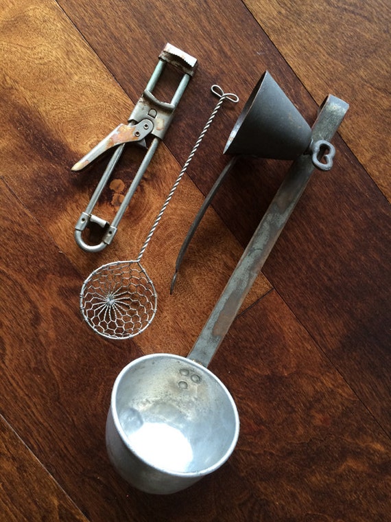 Vintage Metal Utensil CollectionJar by RetroRosiesBasement