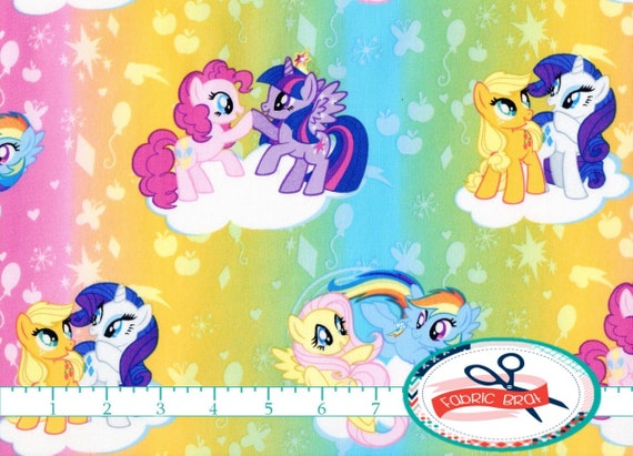 My LITTLE PONY Fabric by the Yard Fat Quarter MLP Fabric