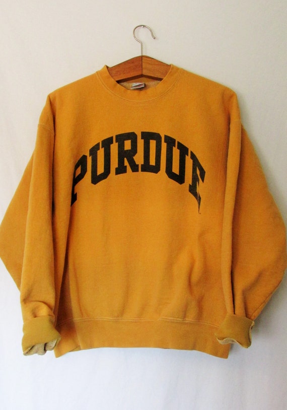 purdue yellow sweatshirt