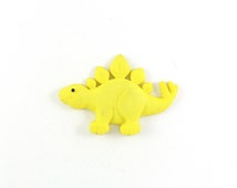 yellow stegosaurus