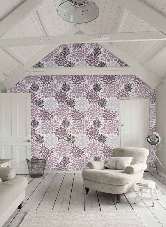 Colourful removable selfadhesive vinyl Wallpaper C031