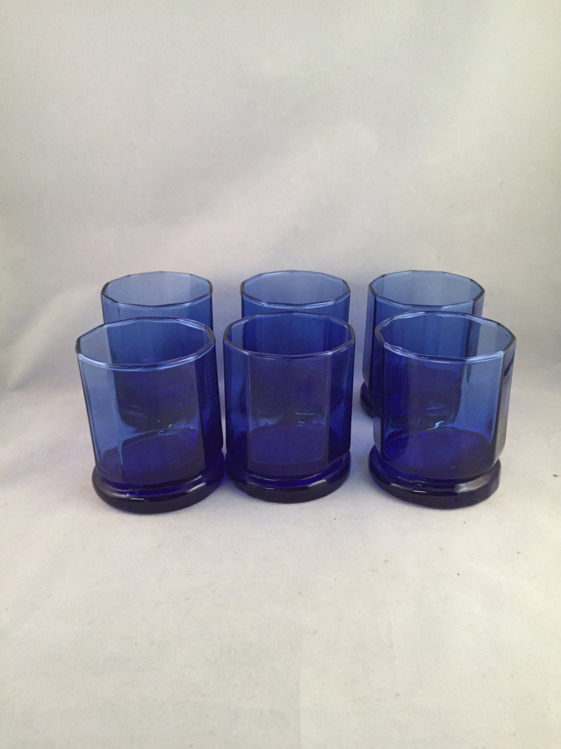 Anchor Hocking Cobalt Blue Essex Drinking Glasses Set of 6 – Haute Juice