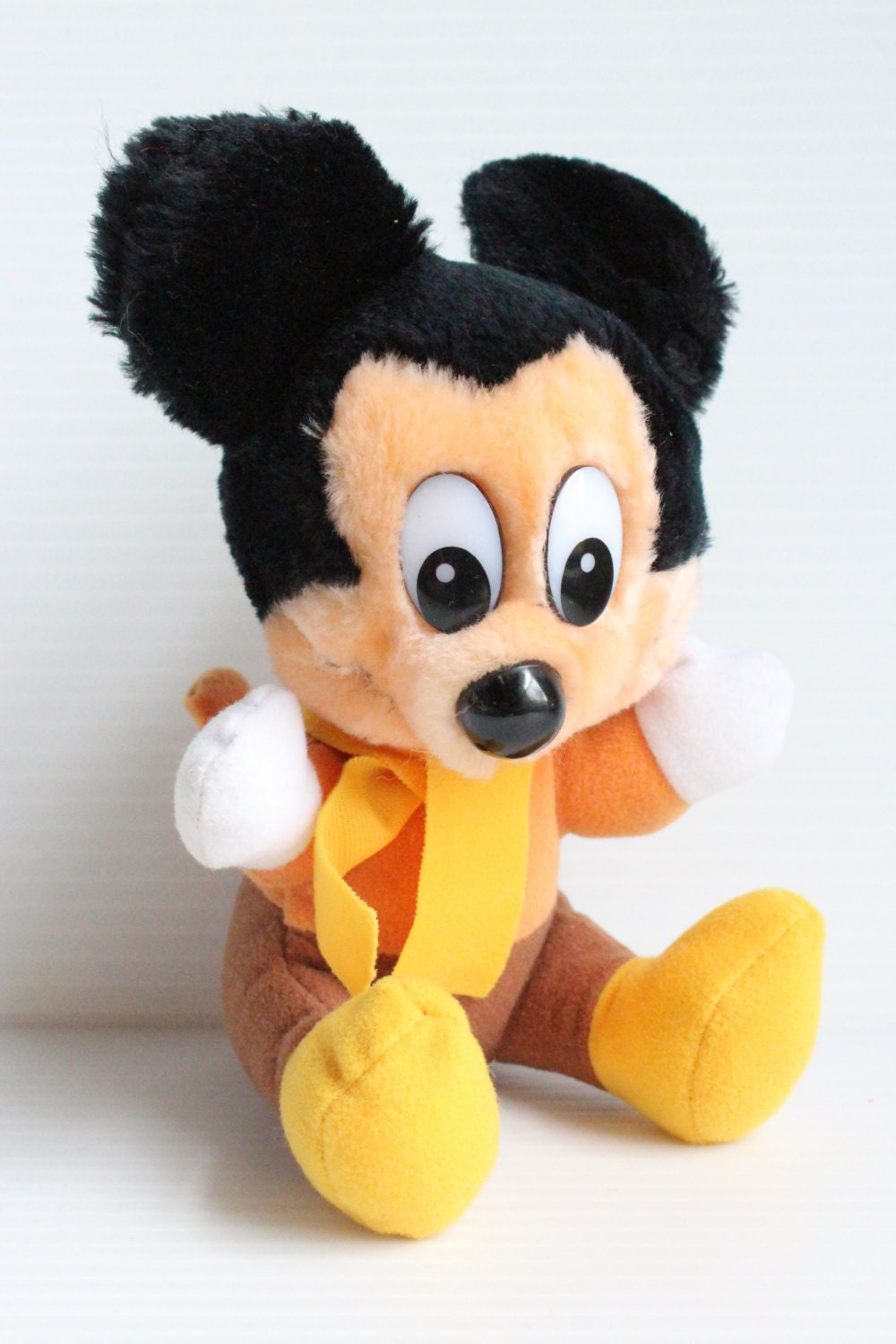 vintage mickey mouse stuffed doll