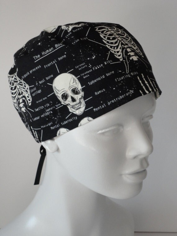 Basic Unisex Scrub Hat...Glow in the Dark...XRay by TwoSew