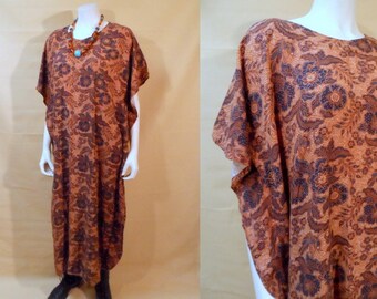 items similar to 70s wing dress tangerine floral tie top kaftan caftan draped oversized items similar to 70s wing dress tangerine floral tie top kaftan caftan draped oversized