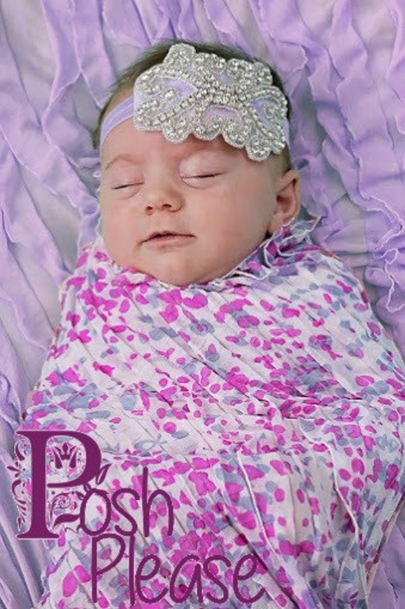 Newborn Rhinestone Headband Crystal Headband Rhinestone