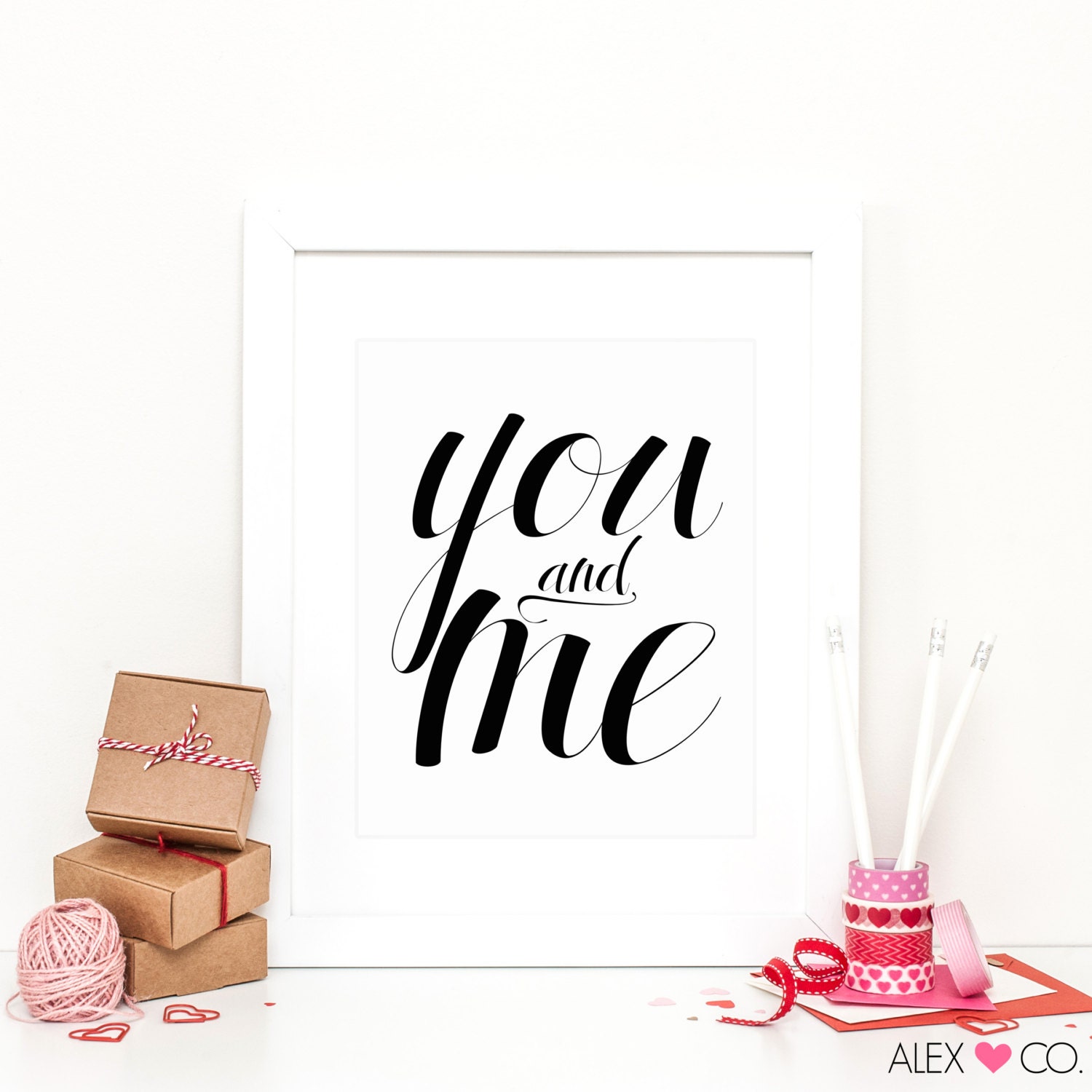 Printable Quotes You And Me Quote Print By Alexandcoprintables