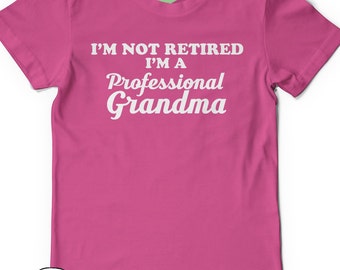 Mothers Day Gift Idea Grandma T-Shirt Pregnancy Announcement Shirts T Shirt Tee Women Funny Baby Shower Present Grammy Grandmom Grandmother