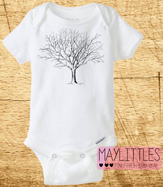 Custom Tree Chic Outdoor Baby Onesie by MayLittles on Etsy