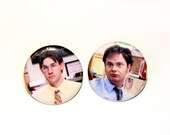 Jim as Dwight and Dwight as Jim, The Office Button Pair