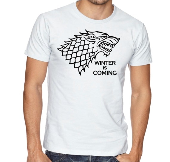 Game of Thrones Winter is Coming Shirt by 86LevelStDesign on Etsy