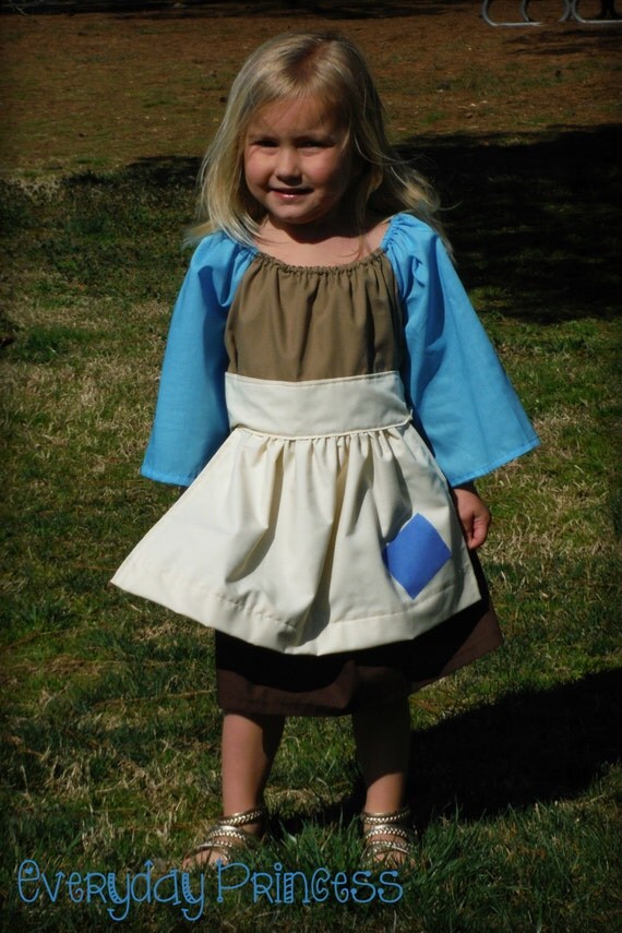 Pesant Cinderella Inspired Peasant Dress by YourEveryDayPrincess