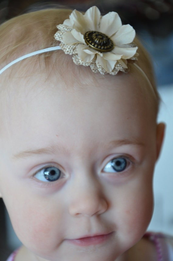 459 New baby headband on etsy 373 Toddler / baby girl headband with a tan by WarmWelcomeHome on Etsy 