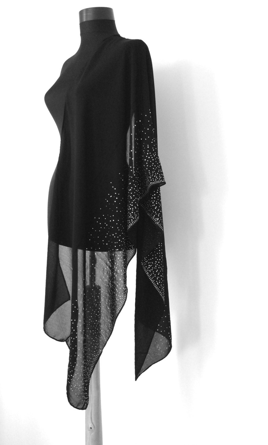 warm black shawl
