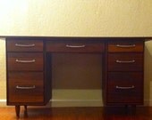 Items similar to Rosewood Furniture,Danish Rosewood,Rosewood Desk,Desk