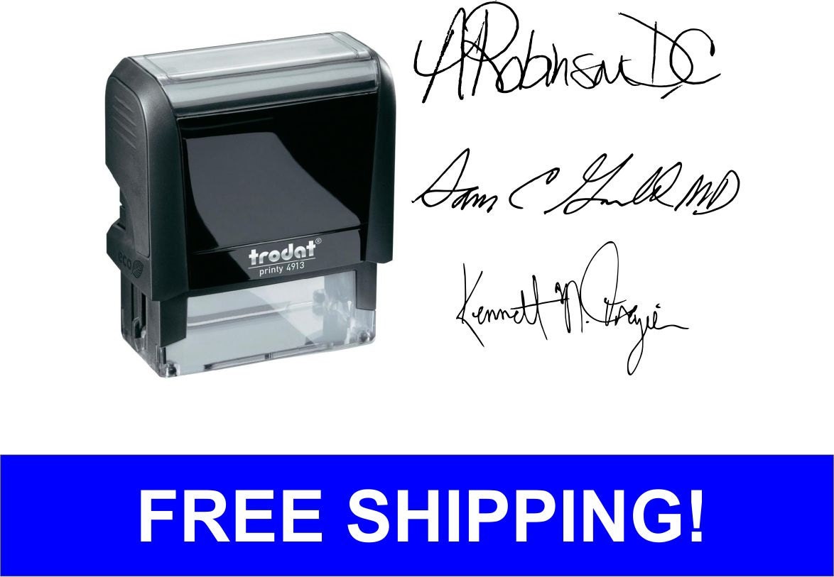 Custom Signature Stamp Self Inking Signature Stamp By 904Custom