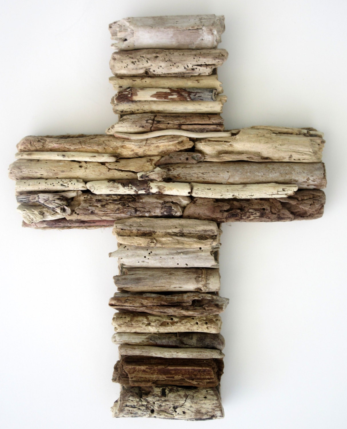 Driftwood Cross Wall Decor by BeachwoodDreams on Etsy