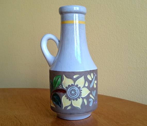 Upsala Ekeby Mari Simmulson Vase with Handle by JohannasGaze