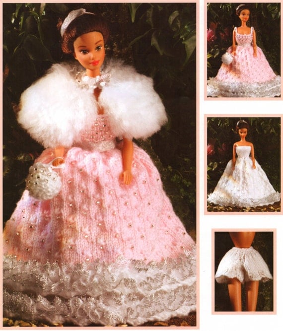 Teenage doll knitting pattern fashion dolls clothes princess