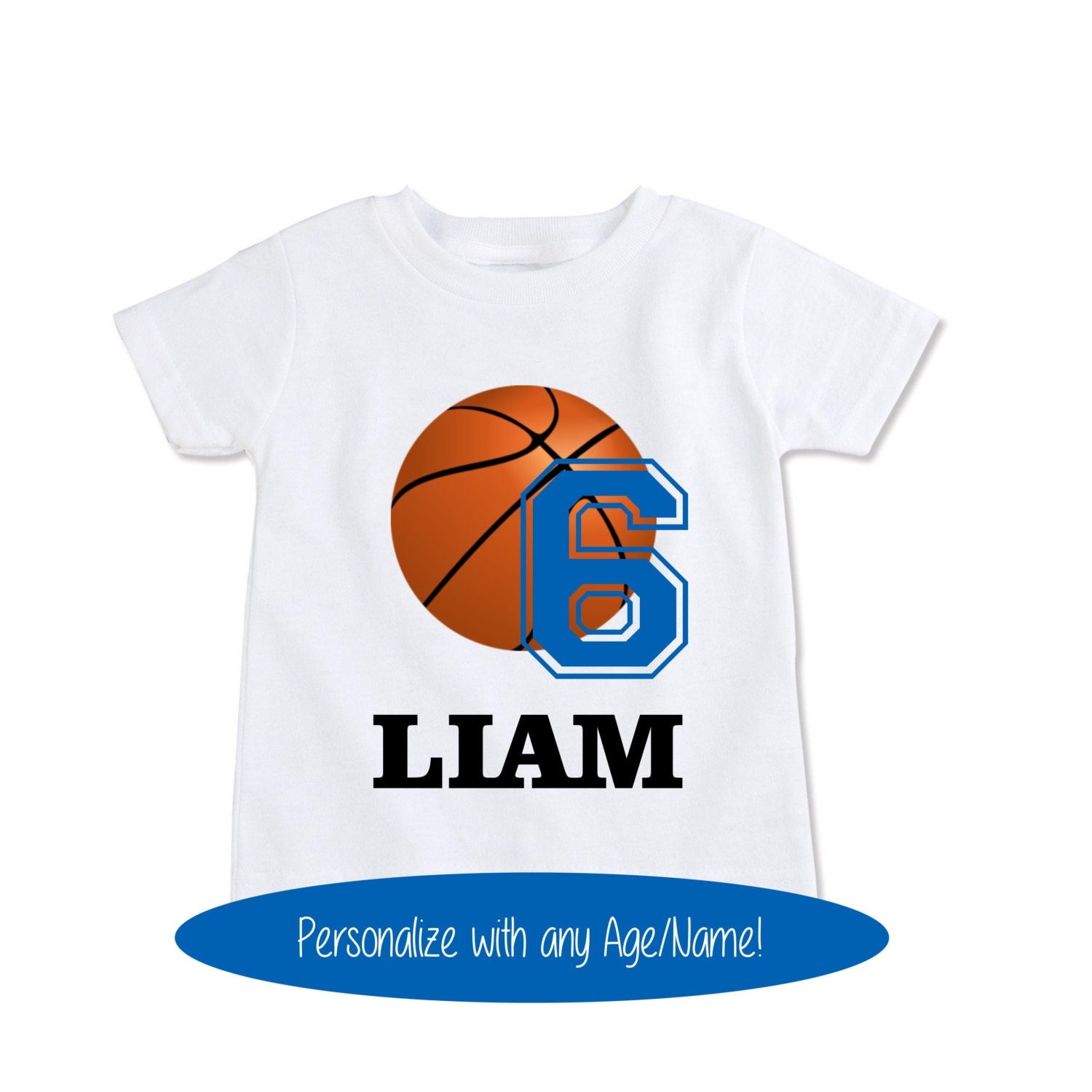 basketball themed birthday shirts