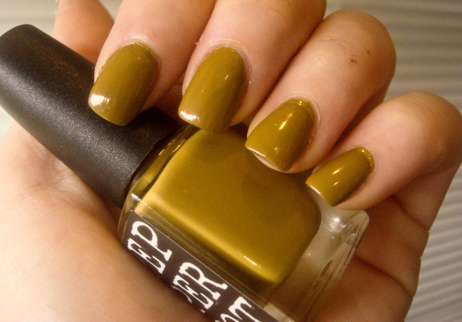 Mustard and Olive Nail Polish Combinations - wide 2