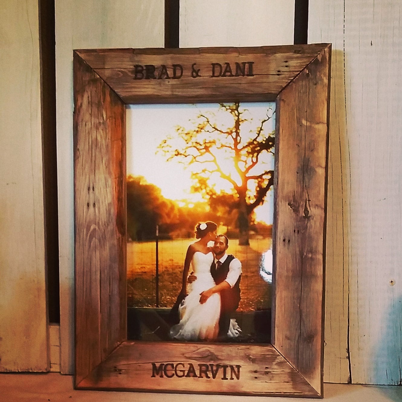 Custom Wood Burned Frames