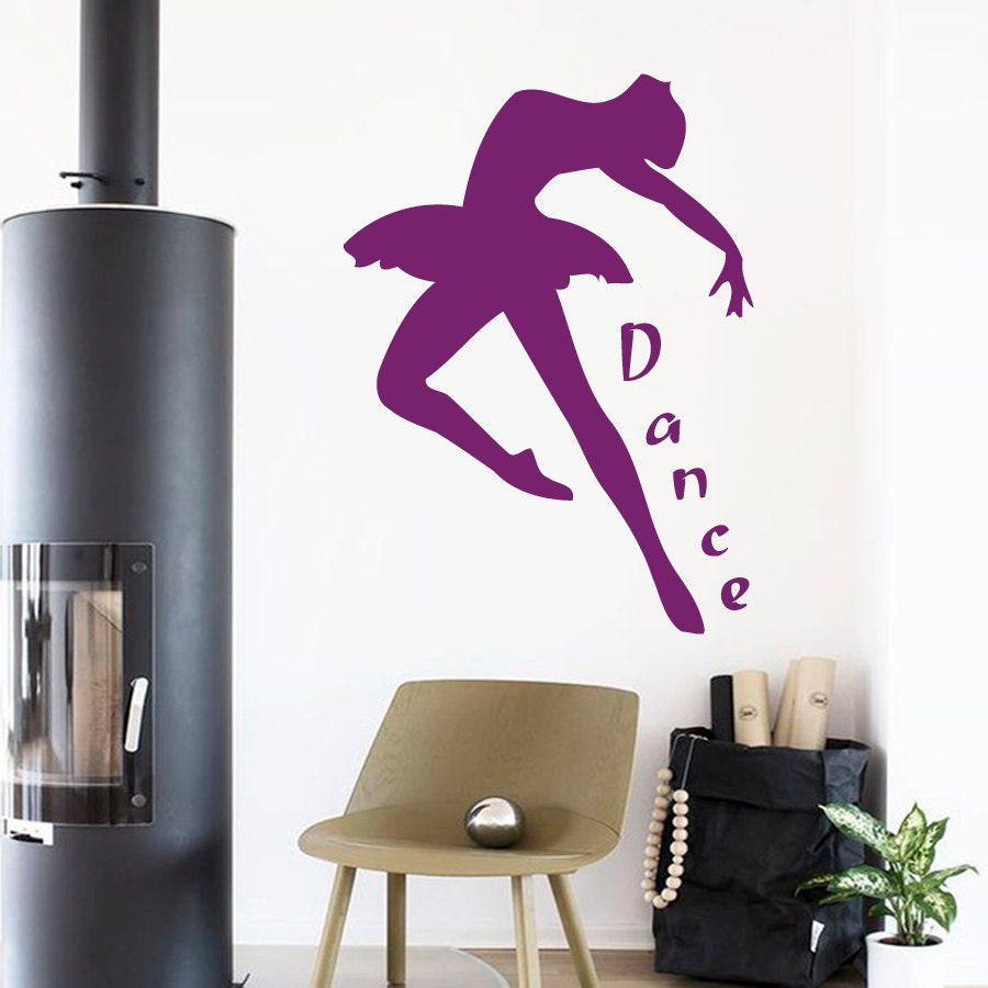 Dance Wall Decals Wall Words Dancer Decal by DecalMyHappyShop