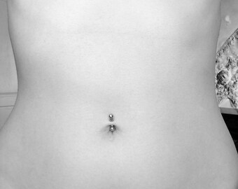 Fake Piercing Belly Magnetic barbell faux body jewelry stud belly button ring pretend false temporary unique gift