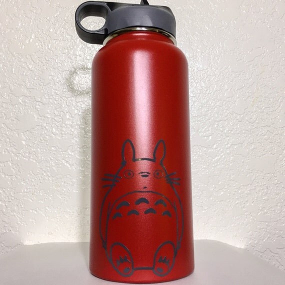 Totoro Inspired Vinyl Decal for Hydro Flask Water Bottles Car