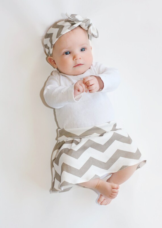 Chevron Baby Skirt