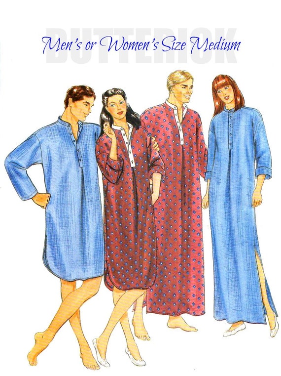 Men's or Women's Vintage Nightshirt Sewing Pattern