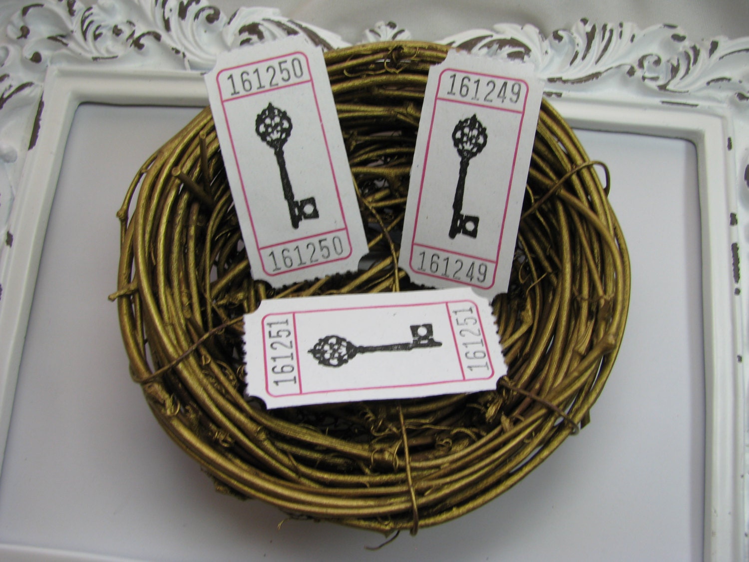 key tickets housewarming party games scrapbook