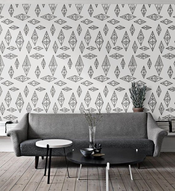 Self adhesive vinyl temporary removable wallpaper wall by Betapet