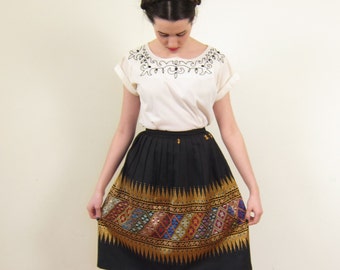 Black Broom Skirt 46