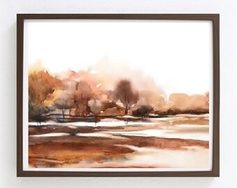 Watercolor Print Country Painting Modern Decor Farmhouse Art Watercolor Print Country Painting Modern Decor Farmhouse Art