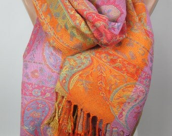 Large Pashmina Scarf Shawl Oversize Cowl Scarf Fall Winter Scarf Women Holiday Fashion Accessories Christmas Gift Ideas For Her For Women