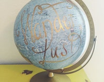 Popular items for painted globe on Etsy