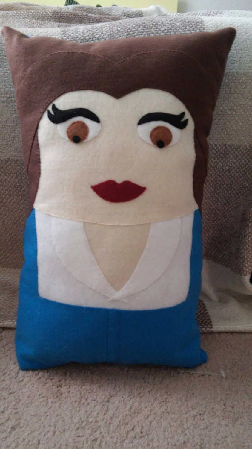 beauty and the beast pillow pet