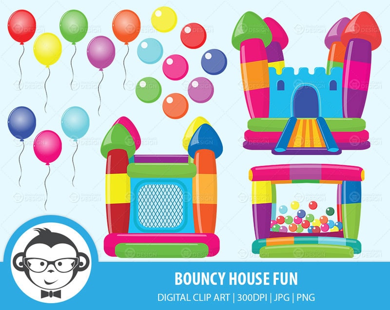 bounce house clipart free - photo #26