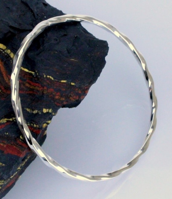 LJ Jewellery Solid Sterling Silver bangle by LJamesJewellery